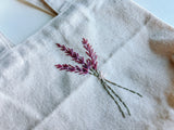 Hand Embroidered Mini Tote
