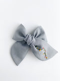 Hand Embroidered Bow - Chunky - Lights