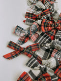 White Holiday Plaid