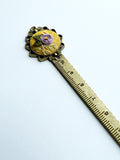 Vintage Style Embroidered Bookmark