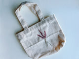 Hand Embroidered Mini Tote