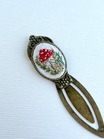 Vintage Style Embroidered Bookmark