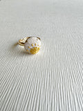 Hand Embroidered Adjustable Ring