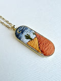 Hand Embroidered Pendant