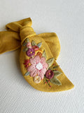 Hand Embroidered Bow - Chunky - Floral Bunch