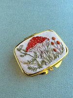 Hand Embroidered Pillbox