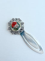 Vintage Style Embroidered Bookmark