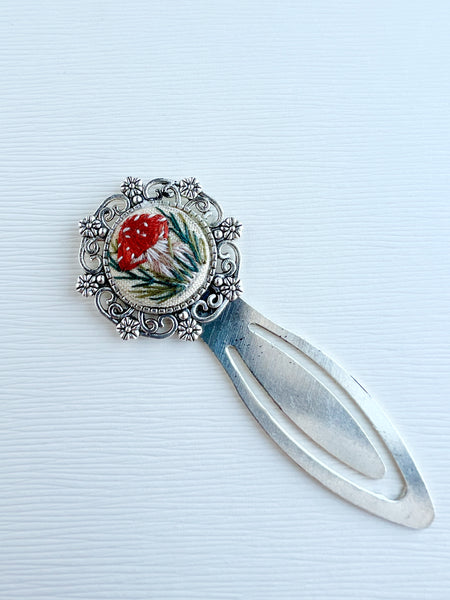 Vintage Style Embroidered Bookmark