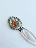 Vintage Style Embroidered Bookmark