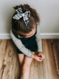 Gray, White & Black Plaid
