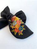 Hand Embroidered Bow - Chunky - Floral Bunch