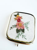 Hand Embroidered Pocket Mirror