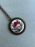 Hand Embroidered Pendant