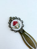 Vintage Style Embroidered Bookmark