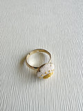 Hand Embroidered Adjustable Ring