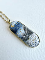 Hand Embroidered Pendant