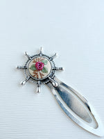 Vintage Style Embroidered Bookmark