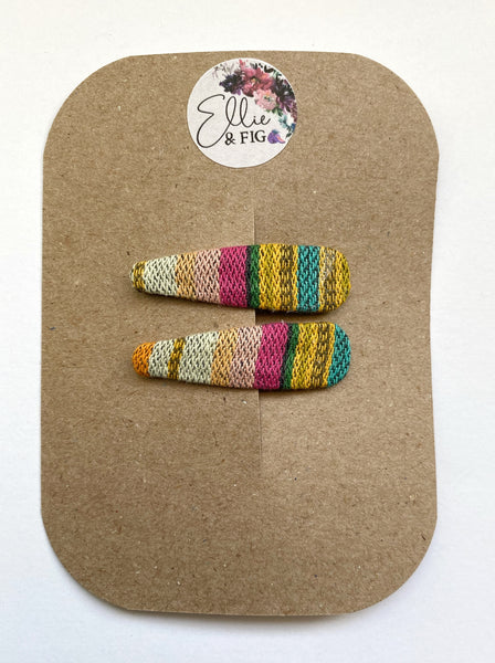 Woven Snap Clip 2 Pack