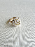 Hand Embroidered Adjustable Ring