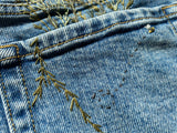 Hand Embroidered Denim Shorts - Wild Fable - size 6/28
