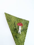 Hand Embroidered Corner Bookmark