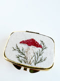 Hand Embroidered Pillbox